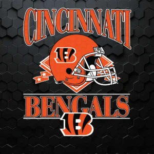 modern and bold with a touch of vintage Bengals logo SVG design showing excitement and pride for Cricut and Silhouette cutting machines