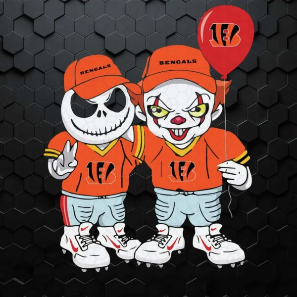 playful and bold with a cartoonish aesthetic Bengals classic SVG design showing joy and nostalgia for Cricut and Silhouette cutting machines
