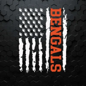 modern and bold with a touch of vintage Bengals logo SVG design showing pride and excitement for Cricut and Silhouette cutting machines