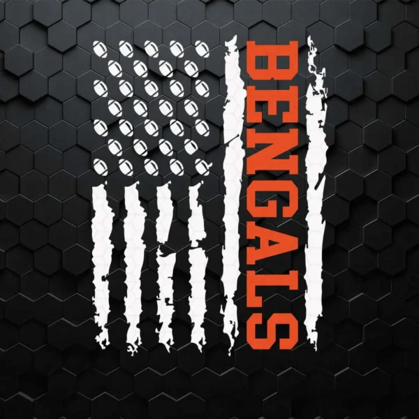modern and bold with a touch of vintage Bengals logo SVG design showing pride and excitement for Cricut and Silhouette cutting machines