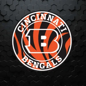 modern and bold with a dynamic aesthetic Bengals logo SVG design showing excitement and pride for Cricut and Silhouette cutting machines