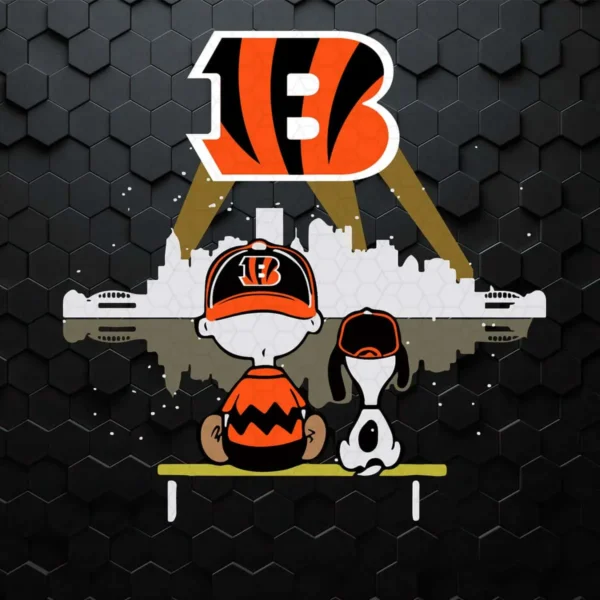 modern with playful elements Bengals logo SVG design showing excitement for Cricut and Silhouette cutting machines