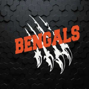 bold and modern with a touch of aggressive flair Bengals classic SVG design showing excitement and pride for Cricut and Silhouette cutting machines