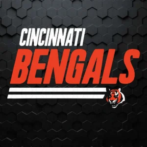 modern and bold with a dynamic aesthetic Bengals classic SVG design showing excitement and pride for Cricut and Silhouette cutting machines