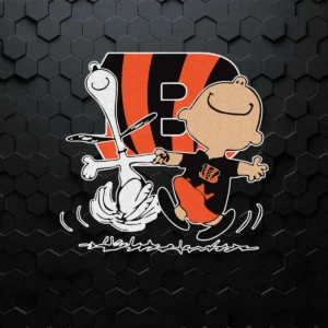 modern with a playful twist, incorporating cartoon elements Bengals classic SVG design showing joy and nostalgia for Cricut and Silhouette cutting machines
