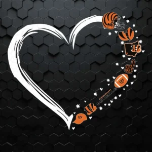 modern and bold with a playful twist Bengals logo SVG design showing excitement and pride for Cricut and Silhouette cutting machines