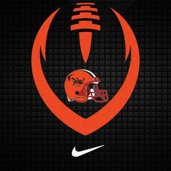 modern with bold elements Browns logo SVG design showing pride for Cricut and Silhouette cutting machines