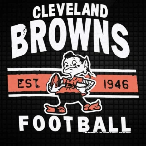 vintage Browns classic SVG design showing nostalgia for Cricut and Silhouette cutting machines