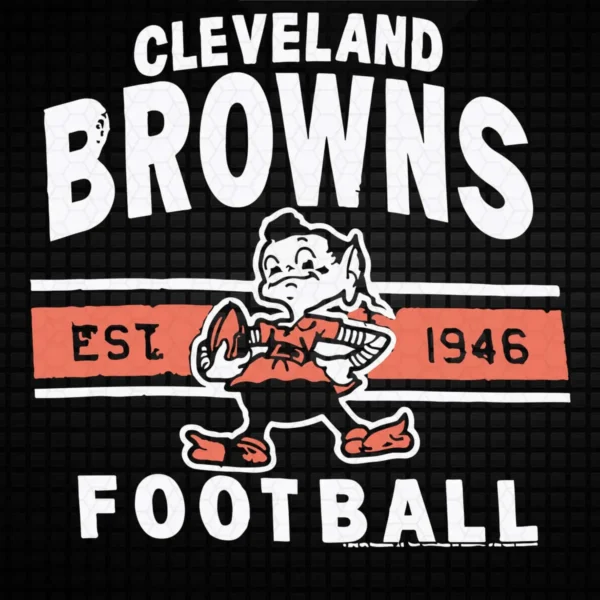 vintage Browns classic SVG design showing nostalgia for Cricut and Silhouette cutting machines