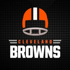 modern with a vintage touch, featuring bold lines and a clean layout Browns helmet SVG design showing pride and nostalgia for Cricut and Silhouette cutting machines