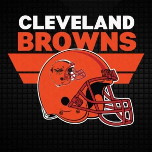 bold and modern with a vintage touch Browns helmet SVG design showing pride and nostalgia for Cricut and Silhouette cutting machines