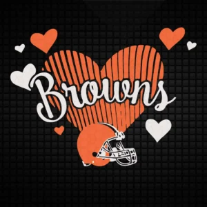 modern with a playful vintage touch Browns logo SVG design showing joy and pride for Cricut and Silhouette cutting machines