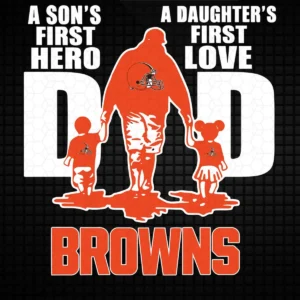bold and modern with a touch of vintage Browns classic SVG design showing pride for Cricut and Silhouette cutting machines