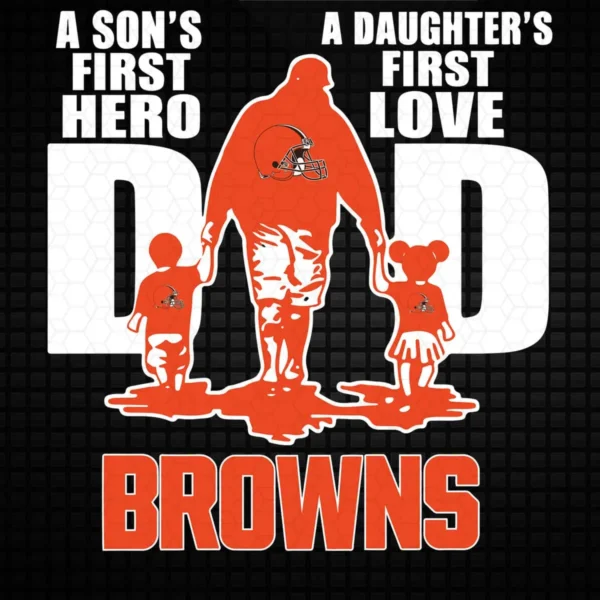 bold and modern with a touch of vintage Browns classic SVG design showing pride for Cricut and Silhouette cutting machines