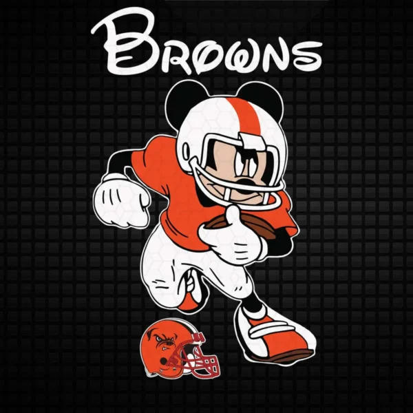 vintage with a playful twist Browns helmet SVG design showing nostalgia for Cricut and Silhouette cutting machines