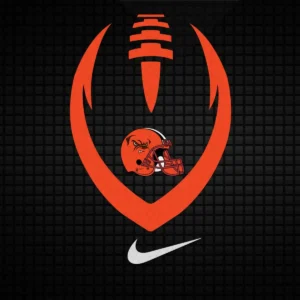 modern with bold elements Browns logo SVG design showing pride for Cricut and Silhouette cutting machines