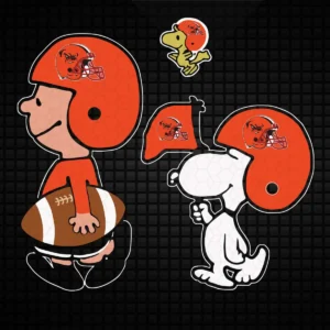 vintage with a playful twist, incorporating beloved cartoon characters Browns classic SVG design showing nostalgia and joy for Cricut and Silhouette cutting machines