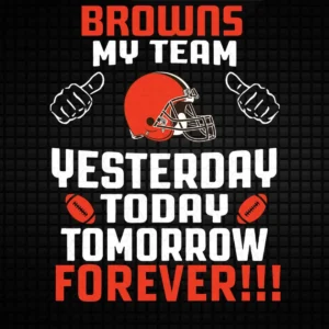 bold and modern with a vintage touch Browns classic SVG design showing pride and loyalty for Cricut and Silhouette cutting machines