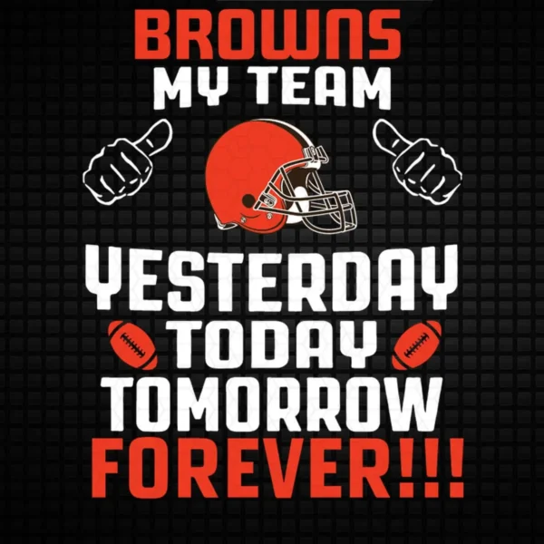 bold and modern with a vintage touch Browns classic SVG design showing pride and loyalty for Cricut and Silhouette cutting machines