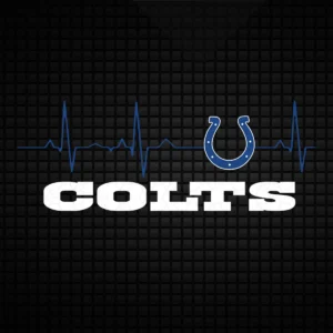 modern with a bold and energetic feel Colts classic SVG design showing excitement and pride for Cricut and Silhouette cutting machines