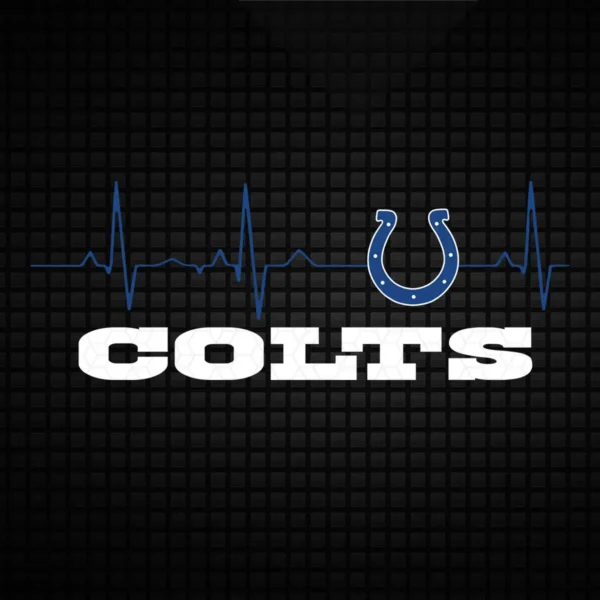 modern with a bold and energetic feel Colts classic SVG design showing excitement and pride for Cricut and Silhouette cutting machines