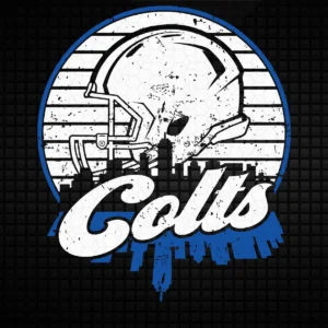 vintage with a modern twist Colts helmet SVG design showing nostalgia and pride for Cricut and Silhouette cutting machines