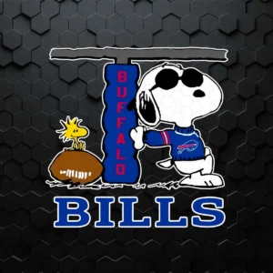 Cute Snoopy Joe Cool And Woodstock The Buffalo Bills Nfl PNG