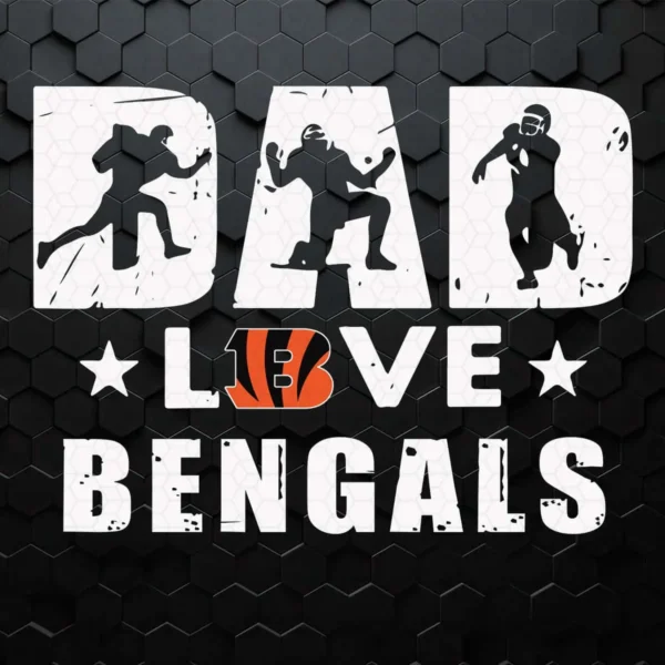 modern and bold with a playful twist Bengals classic SVG design showing excitement and pride for Cricut and Silhouette cutting machines