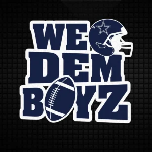 bold and modern with a playful twist Cowboys classic SVG design showing pride for Cricut and Silhouette cutting machines