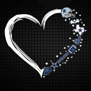 modern with a touch of vintage flair Cowboys logo SVG design showing pride for Cricut and Silhouette cutting machines
