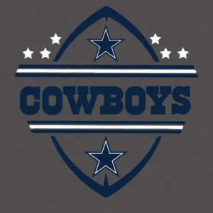 modern with vintage influences Cowboys logo SVG design showing pride for Cricut and Silhouette cutting machines