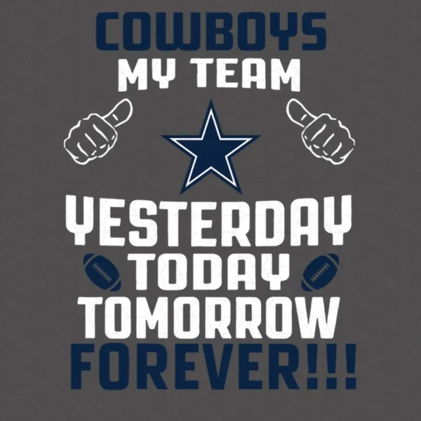 bold and modern with a touch of vintage Cowboys classic SVG design showing pride for Cricut and Silhouette cutting machines