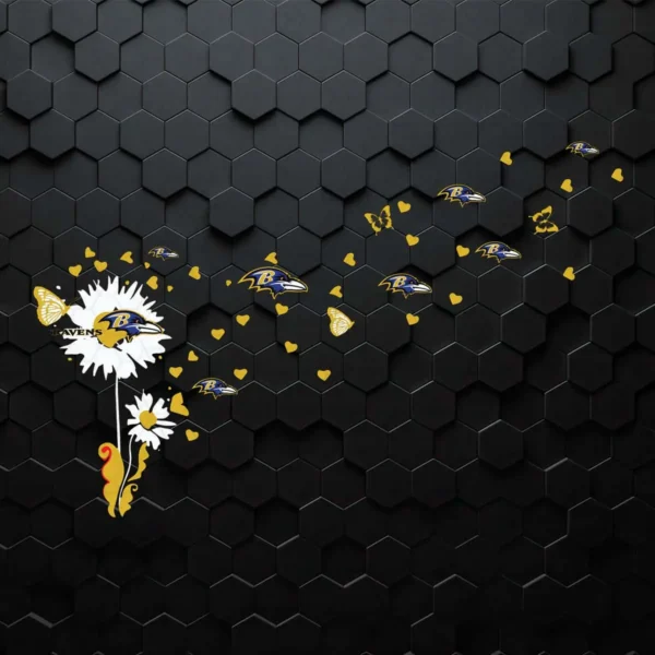 Dandelion And Baltimore Ravens SVG Digital Download