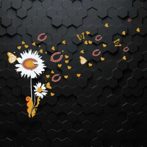 Dandelion and Chicago Bears Logo SVG Cricut File