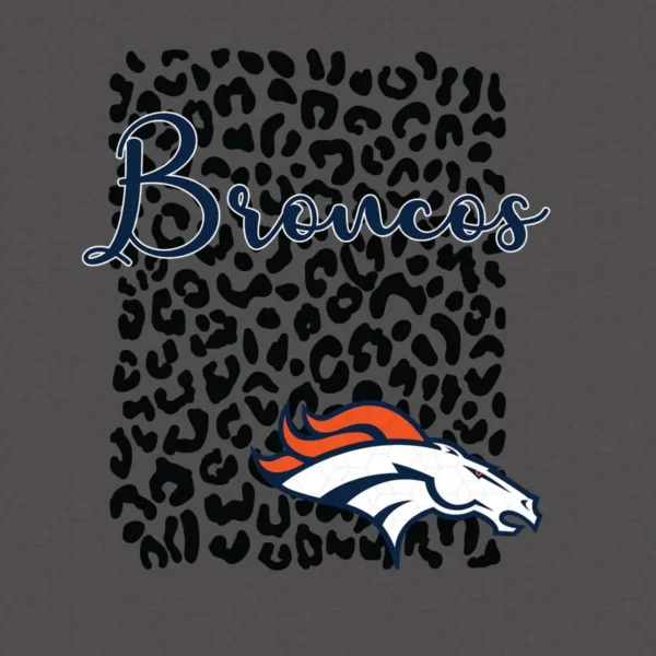 modern with a touch of vintage flair Broncos classic SVG design showing excitement and pride for Cricut and Silhouette cutting machines