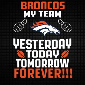 bold and modern with a vintage touch Broncos classic SVG design showing pride for Cricut and Silhouette cutting machines