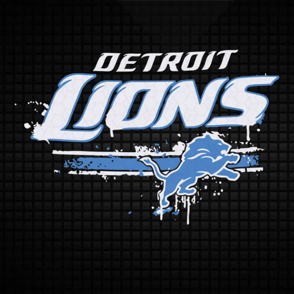 modern with a bold and slightly distressed aesthetic, reflecting a dynamic and energetic vibe. Lions logo SVG design showing excitement and pride for Cricut and Silhouette cutting machines