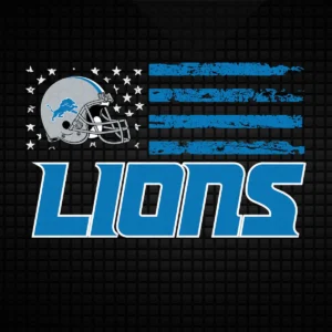 modern with a vintage touch Lions logo SVG design showing pride for Cricut and Silhouette cutting machines