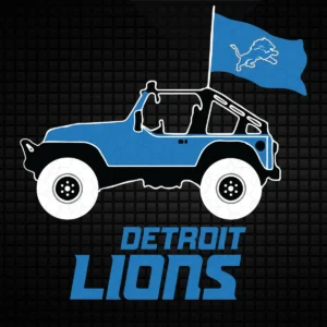 modern with a bold and playful twist Lions logo SVG design showing excitement and pride for Cricut and Silhouette cutting machines