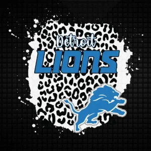 modern with a bold and playful twist, incorporating animal print for a unique flair Lions classic SVG design showing excitement and pride for Cricut and Silhouette cutting machines