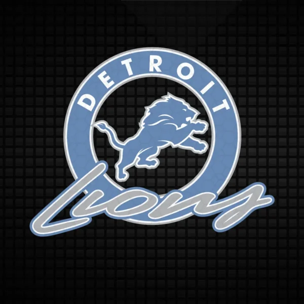 modern with a vintage touch Lions logo SVG design showing pride for Cricut and Silhouette cutting machines