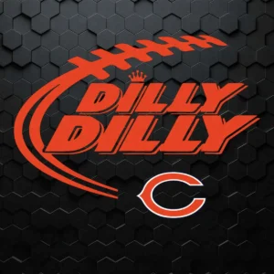 Dilly With Chicago Bears Logo SVG Background Transparent