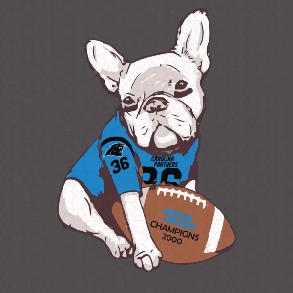 Dog Fan Carolina Panthers Nfl Dog Dad Birthday SVG Cricut File