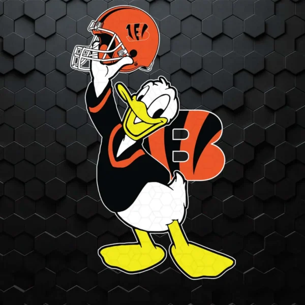 playful and modern with a vintage twist Bengals helmet SVG design showing joy and excitement for Cricut and Silhouette cutting machines