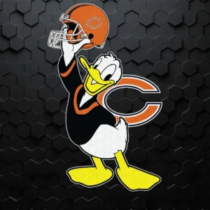 Donald Duck X Chicago Bears SVG Cricut File