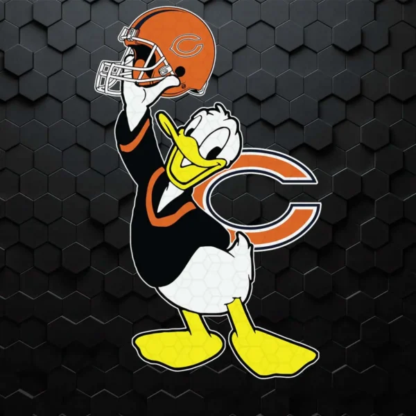 Donald Duck X Chicago Bears SVG Cricut File