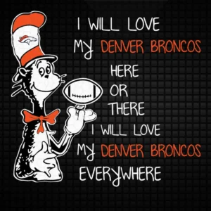 playful and modern with a vintage twist Broncos classic SVG design showing joy and pride for Cricut and Silhouette cutting machines