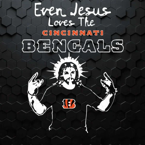 bold and modern with a touch of humor Bengals classic SVG design showing joy and pride for Cricut and Silhouette cutting machines