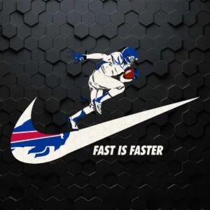 Fast Is Faster Strong Buffalo Bills Nike X Nfl SVG