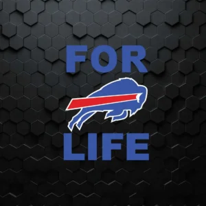 For Life Buffalo Bills Logo SVG Cricut Digital Download